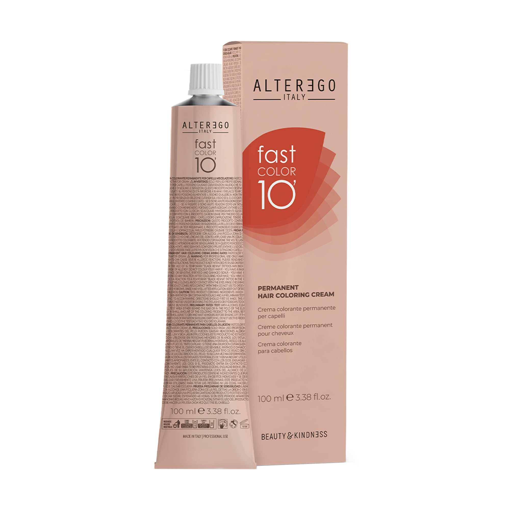 Уцінка! Перманентна крем-фарба для волосся Alter Ego Fast Color 10 Permanent Hair Coloring Cream 8/3, 100 мл